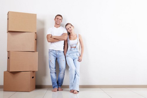 Packing boxes and protective materials for a Bromley home move