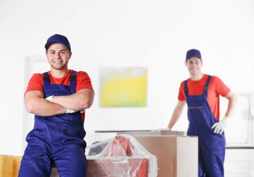 Removal team helping with a residential move in Bromley