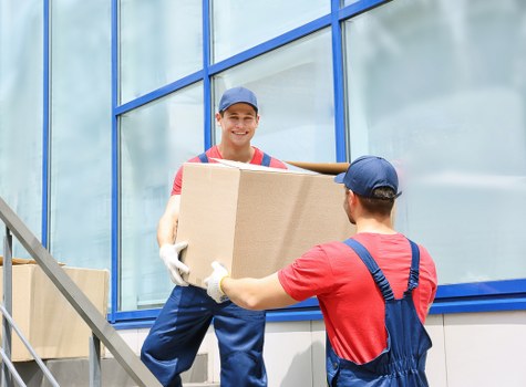 Careful loading of household items by Bromley removalists