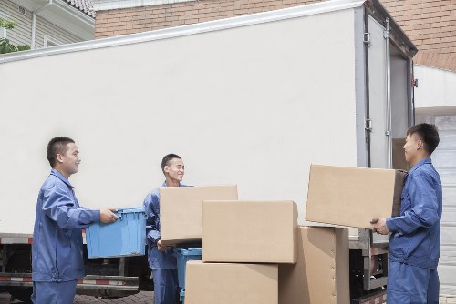 Local van loading in Bromley near residential streets