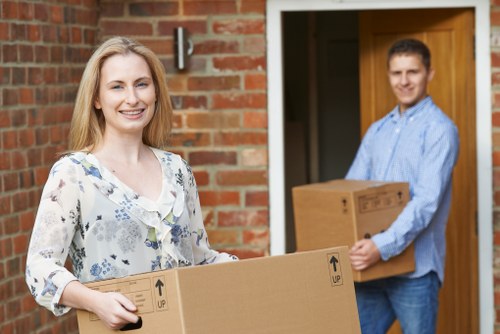 Removal van with furniture and boxes for a Bromley delivery