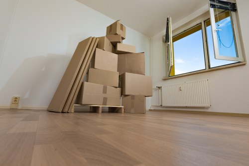 Local removal van handling a residential move near Bromley
