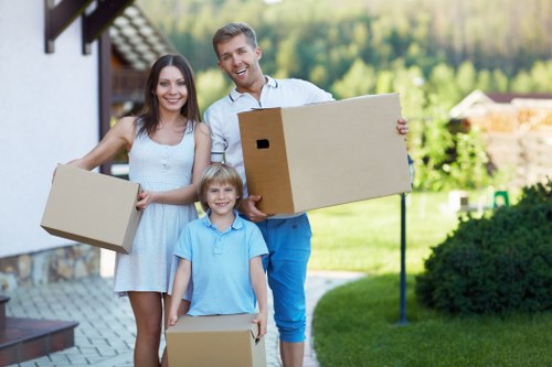 Loading household items for a move near Bromley properties