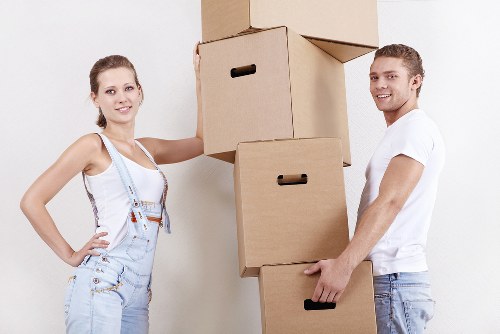 Office relocation planning for a Bromley company with desks and boxes