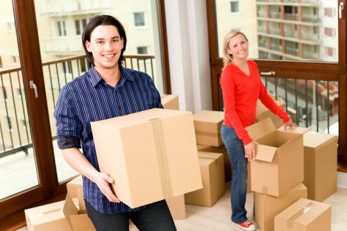 Local removals crew loading items for a Bromley property move